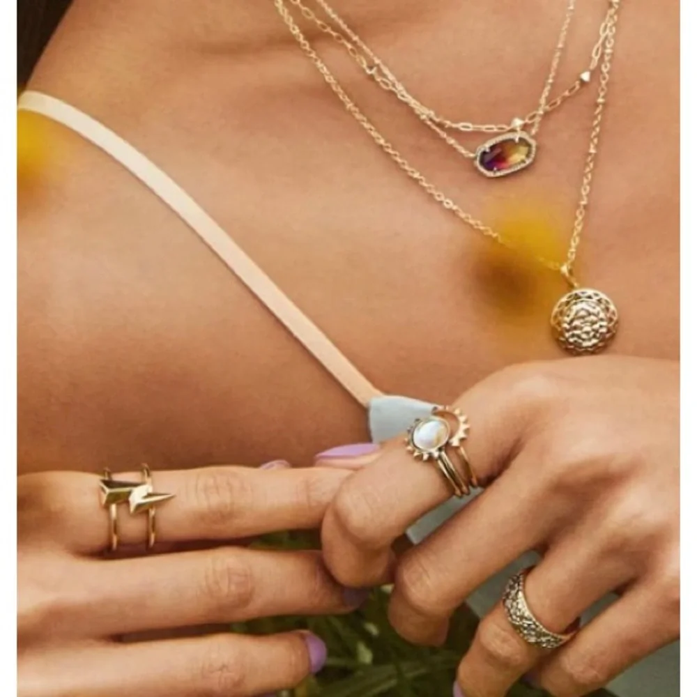 Kendra Scott Bolt double band ring